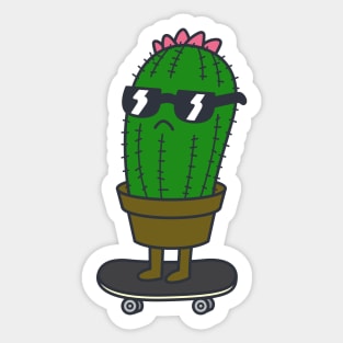 Cactus Skate Sticker